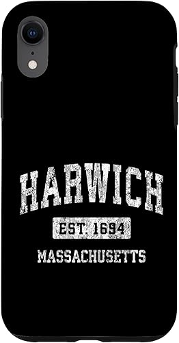 Harwich Massachusetts MA Vintage Sports Established Design Case for iPhone XR