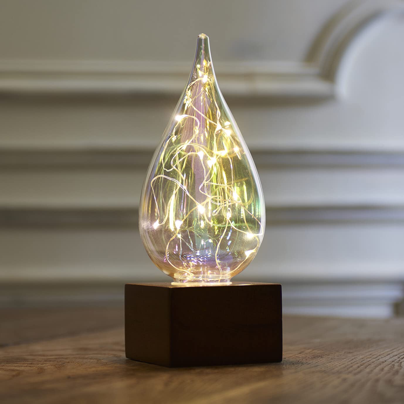 美品❗️インテリアライト Amazon.co.jp : 幻想的な存在感を放つ しずく型 LEDライト