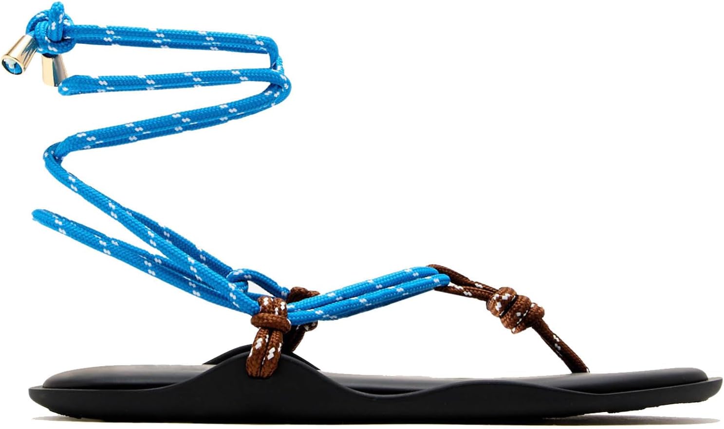 ZJGZF Rope Flip Flop Sandals for Women Thong Sandals Adjustable T Straps Comfortable Soft Flat Sandals