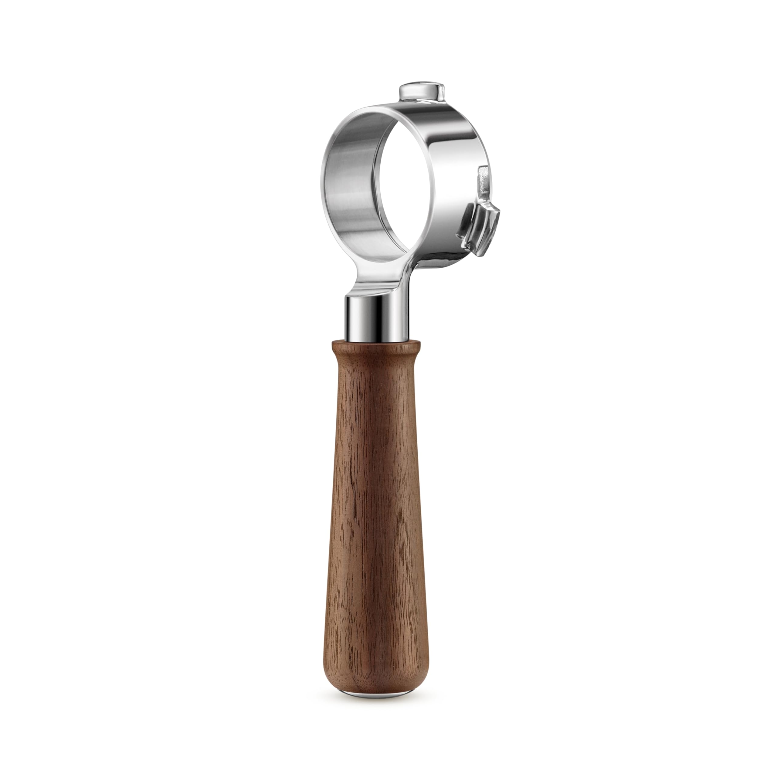 Sage - The Naked Portafilter 54mm – Bottomless Espresso Portafilter, Visual Extraction Aid, Ergonomic Handle, Compatible with 54mm Sage Portafilters - Premium Walnut