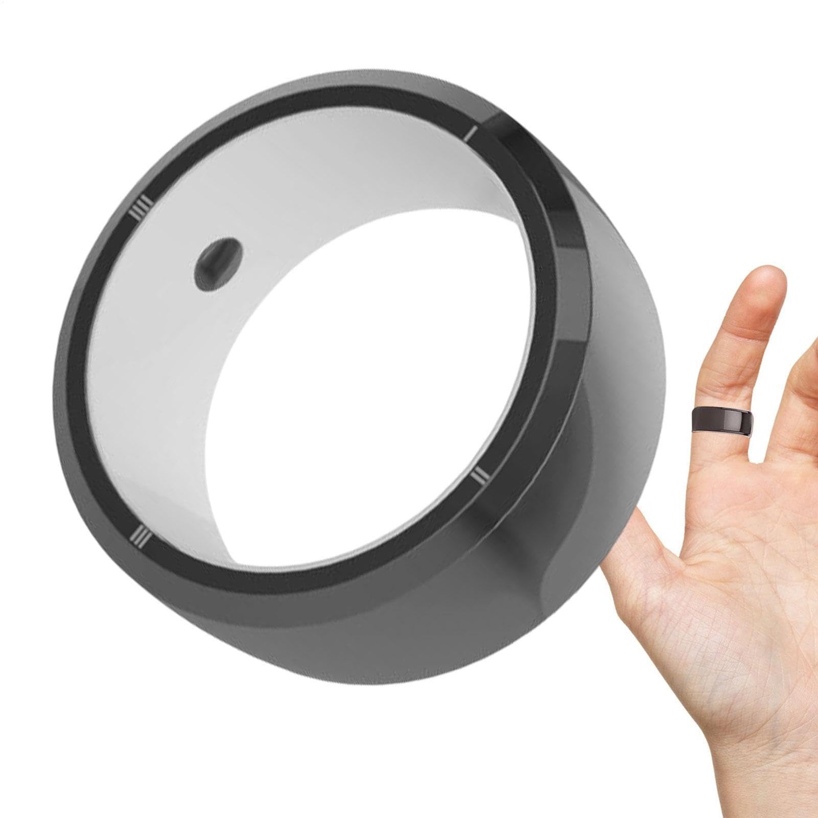 Anello della salute con localizzatore in ceramica, dispositivo | intelligente elettronico portatile, anello tecnologico con 6 schede , per ragazzi, ragazze, donne e uomini