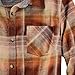 Legendary Whitetails Women's Plus Size Long Sleeve Plaid Flannel Button Up Shirt 100% Cotton, Pumpkin Spice, 2X