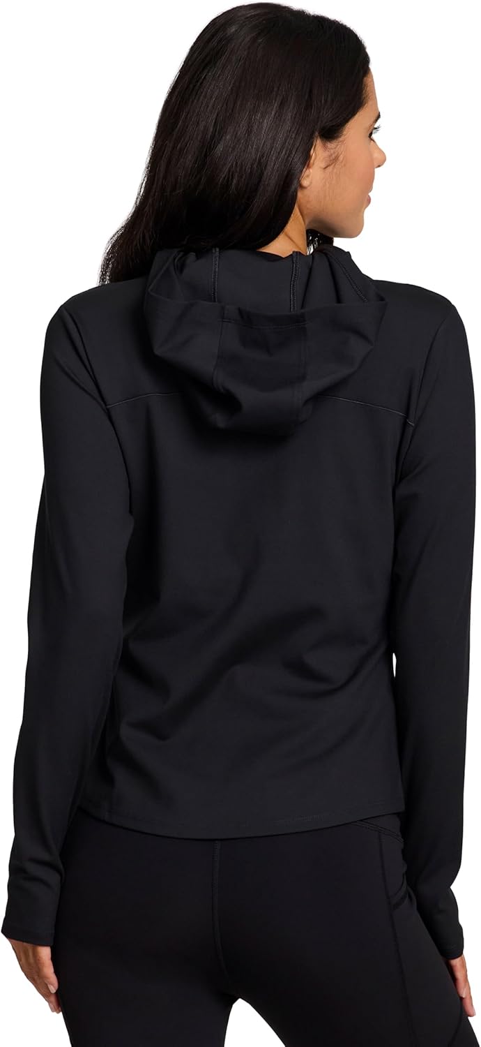 RBX Active Women's Athletic Breathable Lightweight Zip Up Running Jacket with Pockets - Image 2