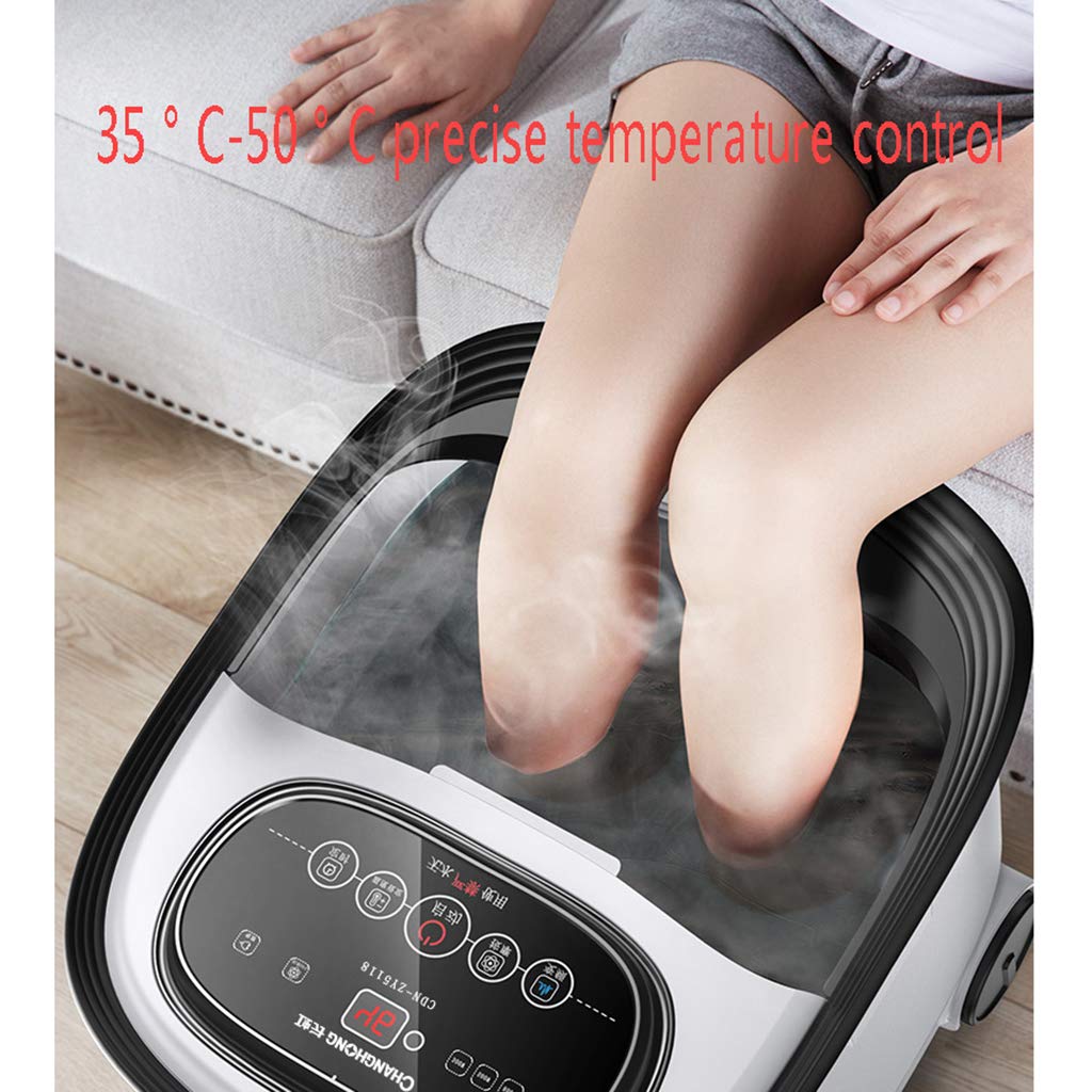 Elektryczny masażer do stóp o stałej temperaturze, podgrzewanie, domowa maszyna do pedicure, 8D, trójwymiarowy masaż stóp, stóp, nóg, nóg