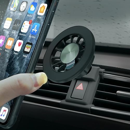 Miniatura 10 de Beerte Se adapta a Magsafe Soporte de coche para Honda CRV CR-V 2023 2024 20 imanes fuertes Soporte magnético para teléfono para iPhone 15 14 13 12