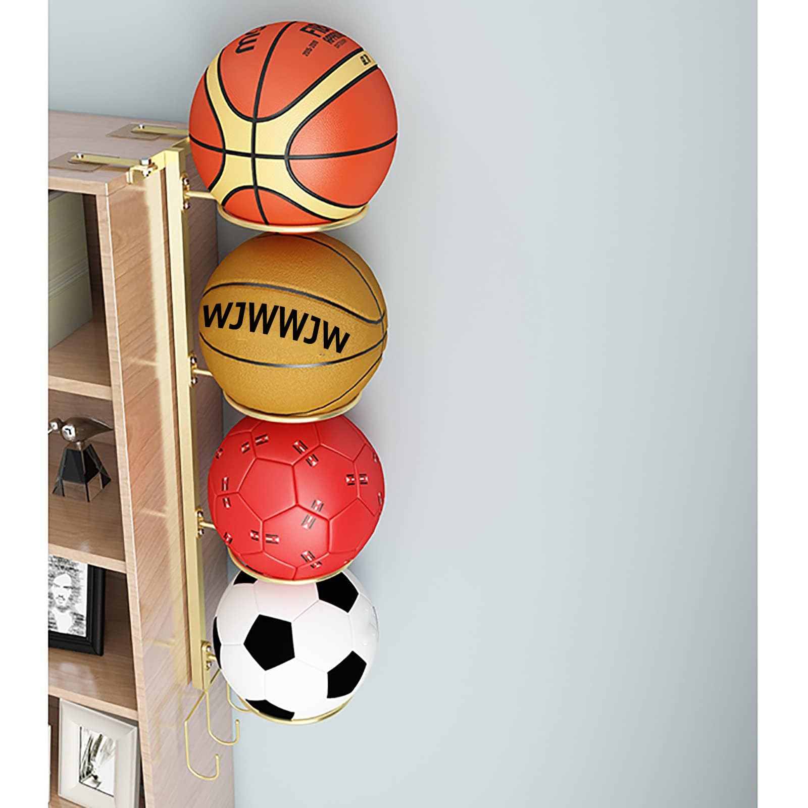 ボールキャリーサッカーバスケットボールバレーボール体育館部活クラブ収納スポーツ Amazon｜ボールスタンド 壁掛け ボール収納ラック ディスプレイラック