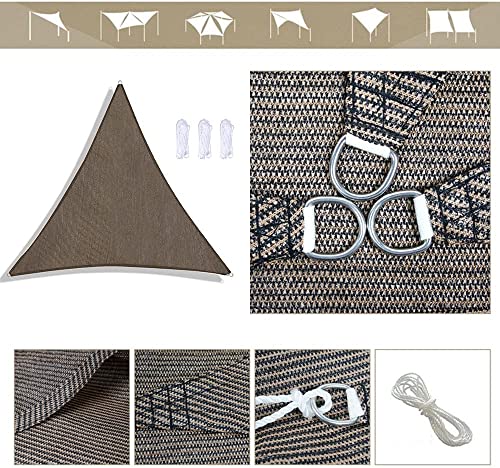 Voile d'ombrage robuste 5x5m en maille de qualité commerciale