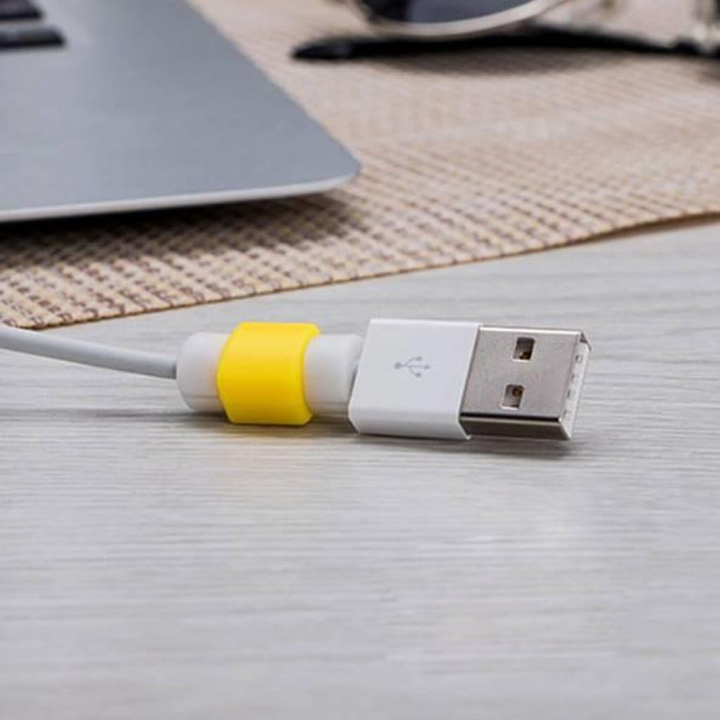 10pcs Protector Saver Cover for iPhone iPad USB Charger Cable Cord