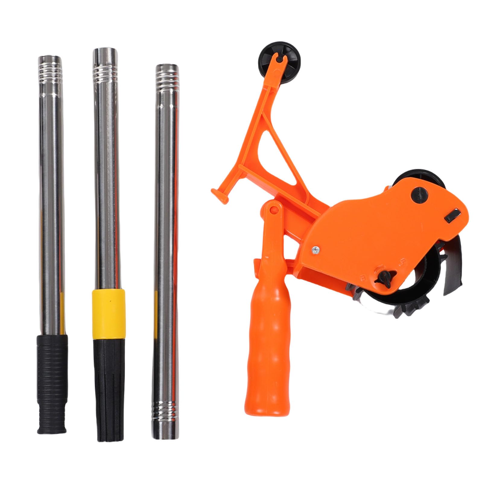 Floor Tape Applicator with Roller, Manual Push Tape Dispenser for PVC PE EVA Films, Automatic Cutting Marking Machine