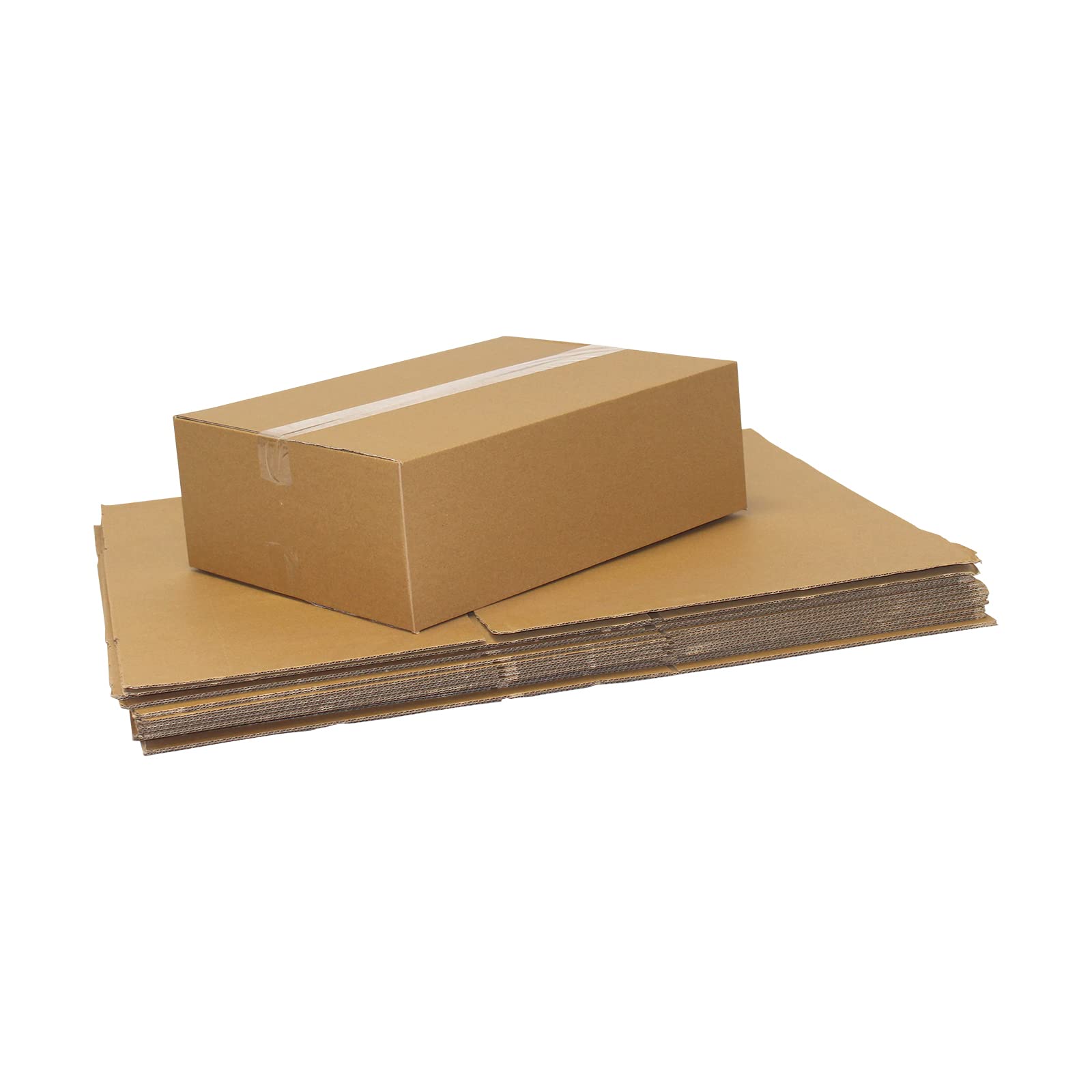 50 x Parcel Postal Mailing Boxes 35x25x12cm | Small Parcel Packing Shipping Cardboard Box | Durable Single Wall Cardboard Mailing Boxes for Ecommerce | Recyclable and Eco-Friendly