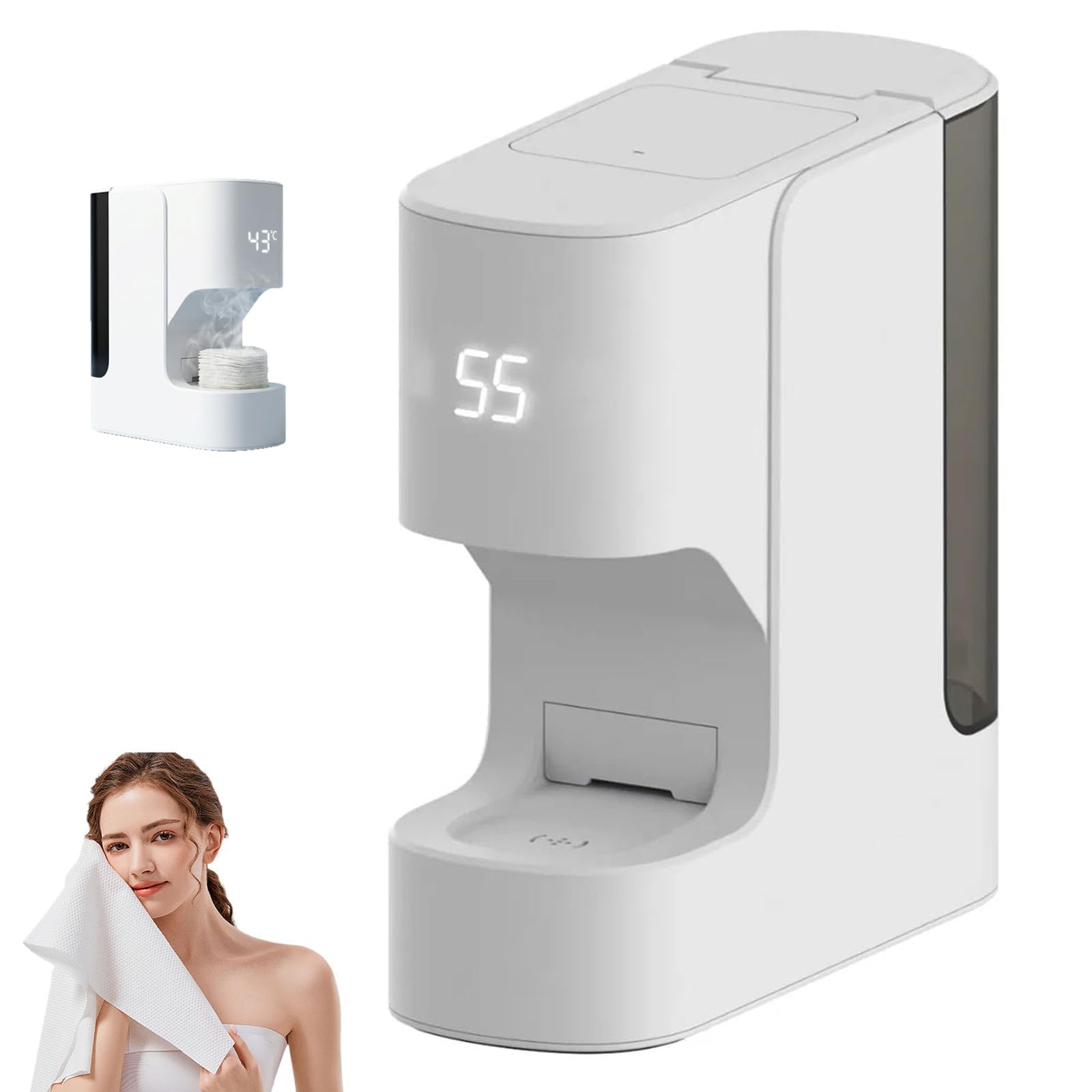 Chauffage rapide en 5 secondes pour ce chauffe-serviettes automatique haute précision 55°C
