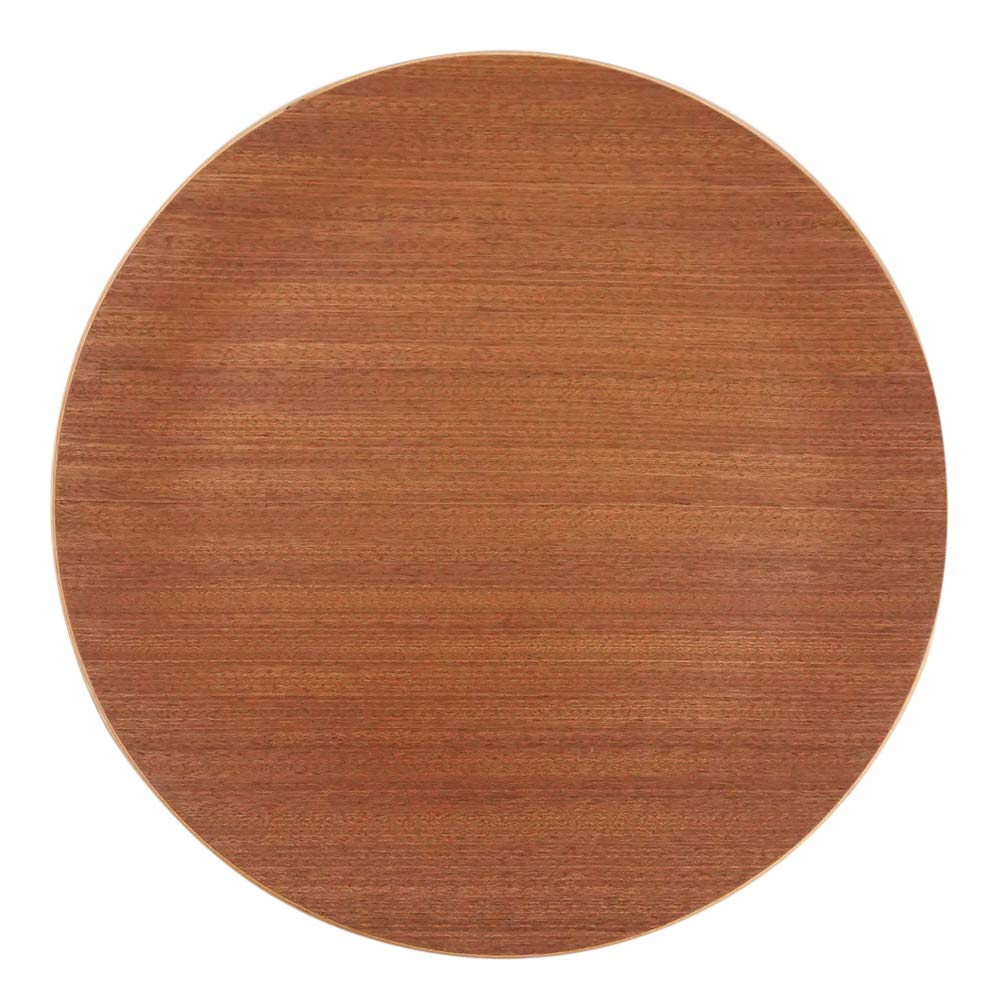 K'sキッチン 丸トレー 30cm 木製 木のお盆 ウッドトレー レッドマホガニー 重なる スタック オシャレ 木の皿