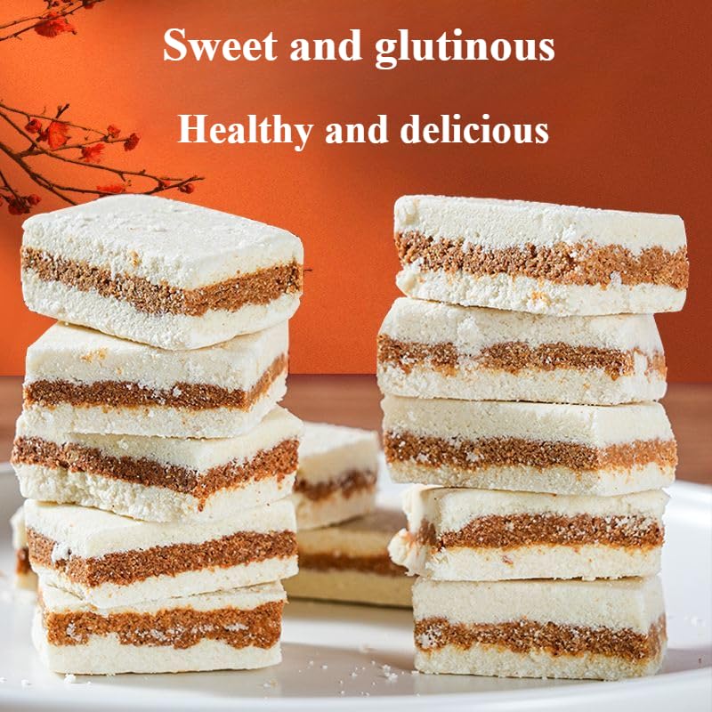 【6 Flavors Pastry】Sesame Mung Bean Rose Chestnut Cake,Healthy Nutritious Breakfast,Cookies,Instant Food,Dim Sum,Casual Snack,Dessert,Delicious Chinese Snack Gift (Mixed taste,3boxes)