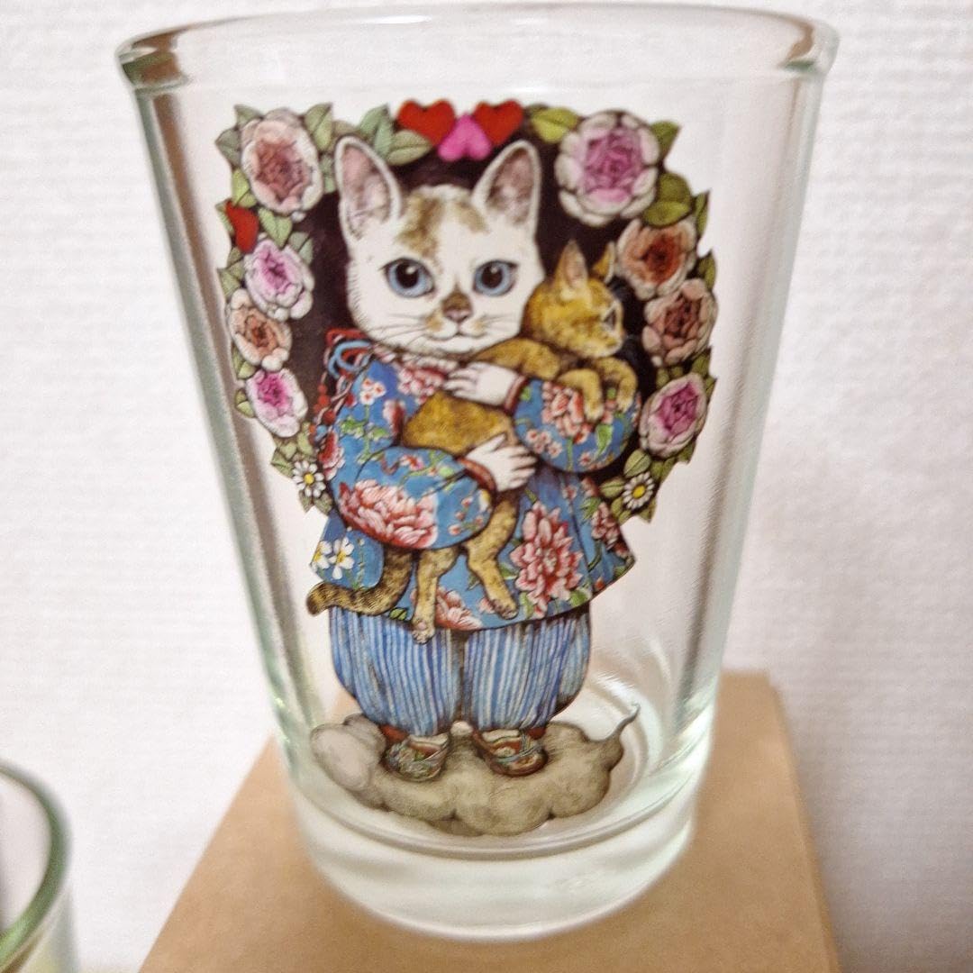 Amazon.co.jp: ヒグチユウコ グラス 台湾 4個セット 樋口裕子 奇幻動物 