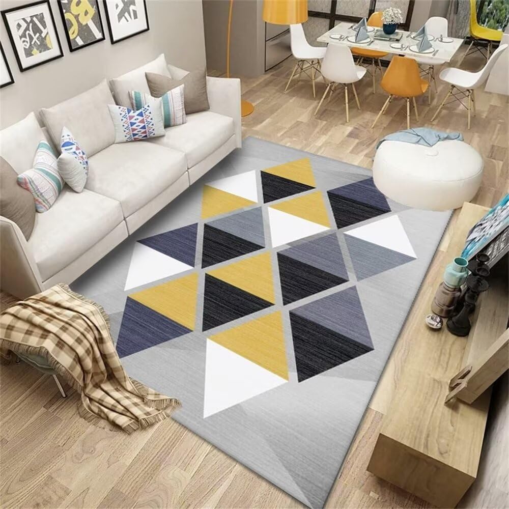 Grand tapis d'extérieur 140x200 cm imperméable et durable pour terrasse