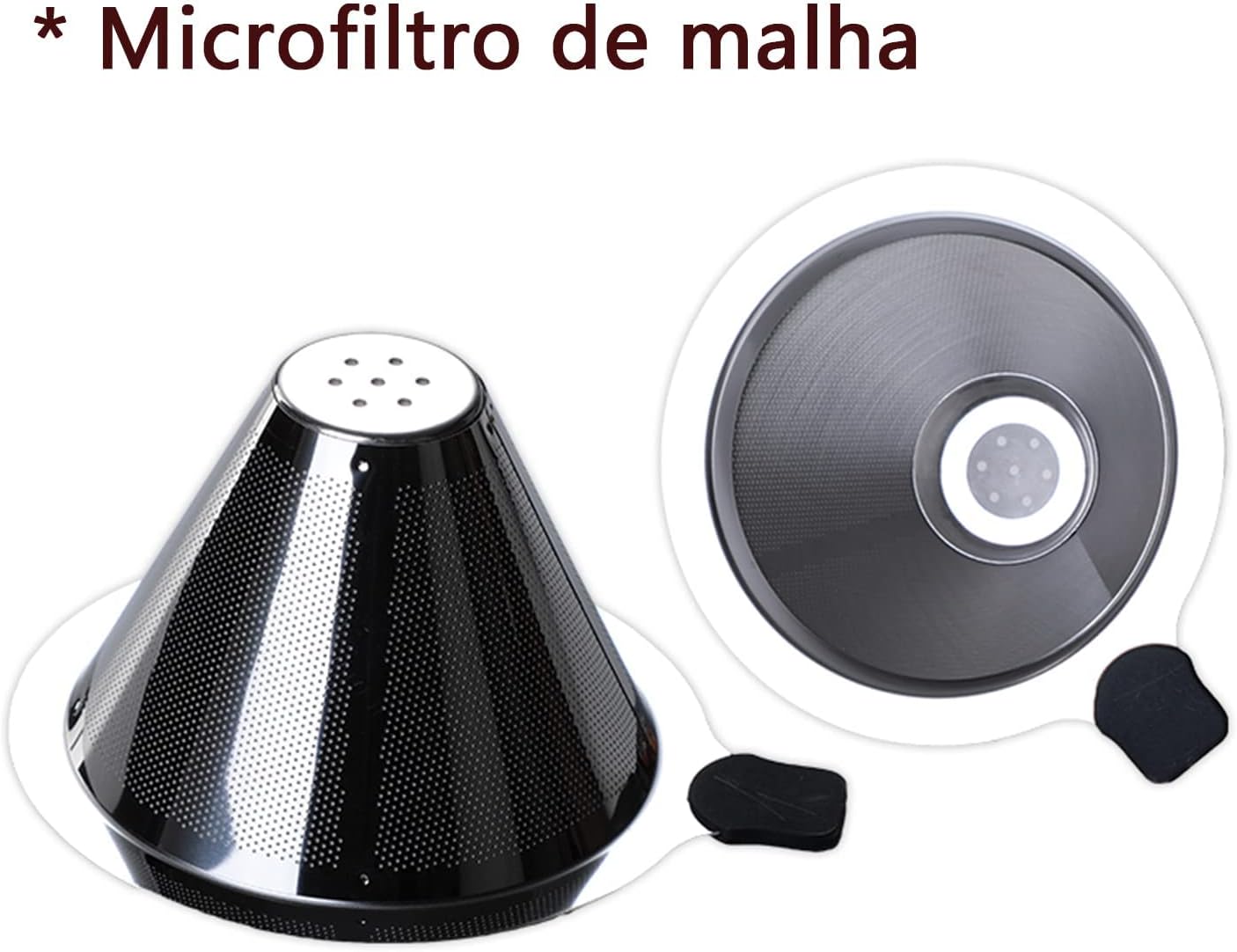 Pour Over Coffee Maker with Reusable Stainless Steel Drip Filter