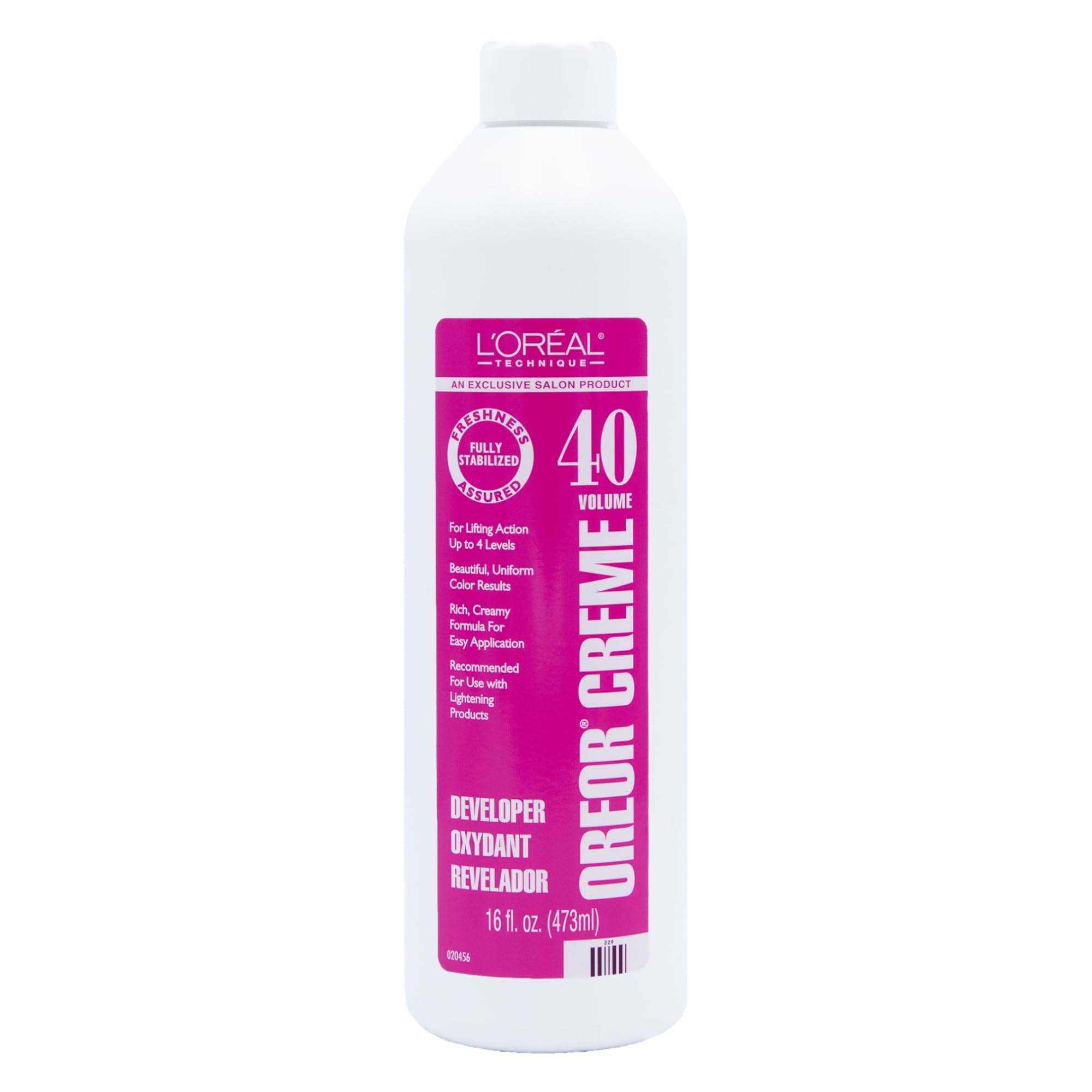 L'Oréal Technique Oreor Developer - Hair Color 40 Volume Developer - 16 Oz