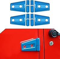 Vista 29 de 4 cubiertas protectoras de bisagra de puerta para Jeep Wrangler JK 2007-2018 de 2 puertas (negro)
