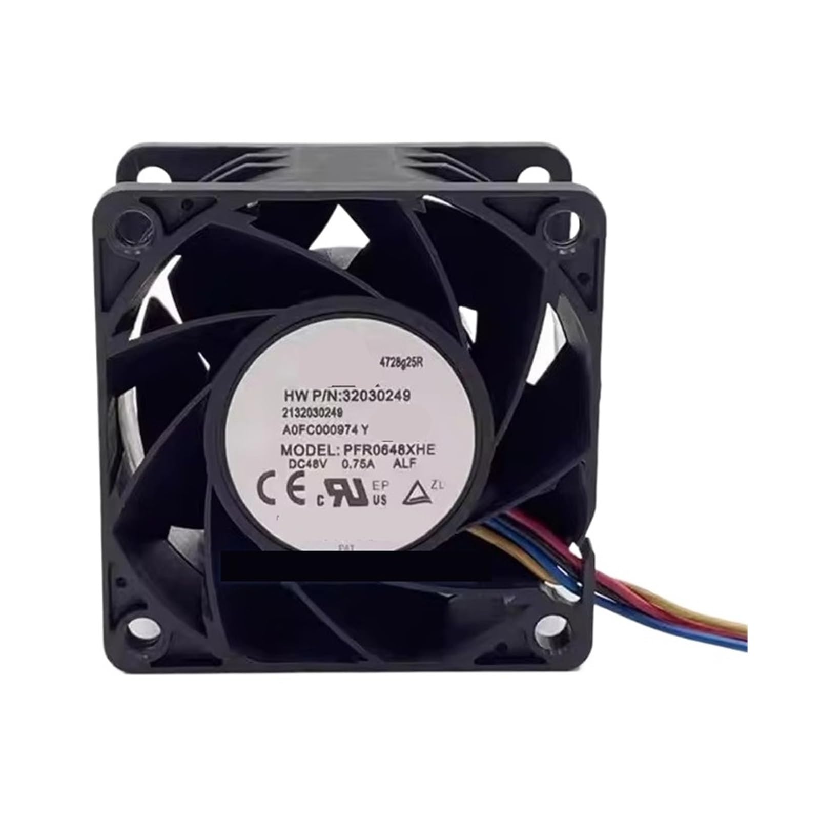 Fcarumiqp One Color 60 * 38Mm 6Cm 48V 0.75A Pfr0648xhe Cooling Fan