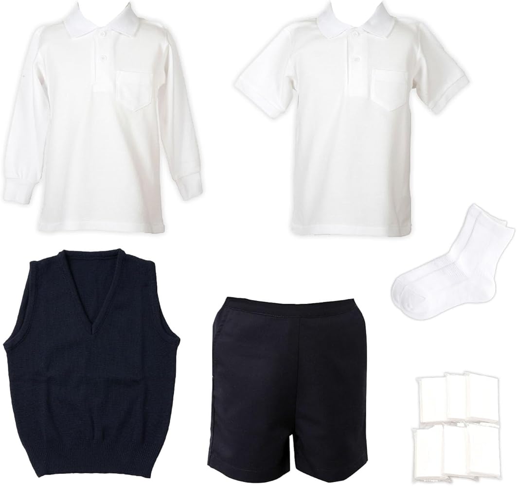 Amazon | [ハッピークローバー] 小学校お受験服6点セット 男の子用 お