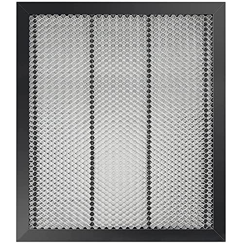 Roonmain Mesa de trabajo de panal de abeja, 430 x 400 mm, plataforma para grabado DIY CO2