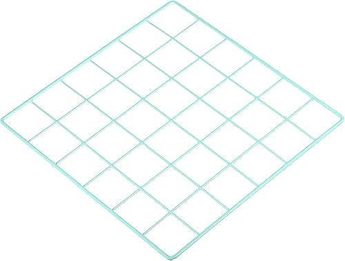 PATIKIL Panel de rejilla de alambre de 12 x 12 pulgadas, decoración de pared de malla metálica, paneles decorativos, tablero de fotos, organizador