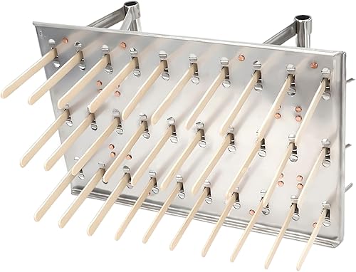 Miniatura 7 de KONKENIE Acero inoxidable Ice Lolly Molds Palillo de helado de paleta titular de plata (30PCS)