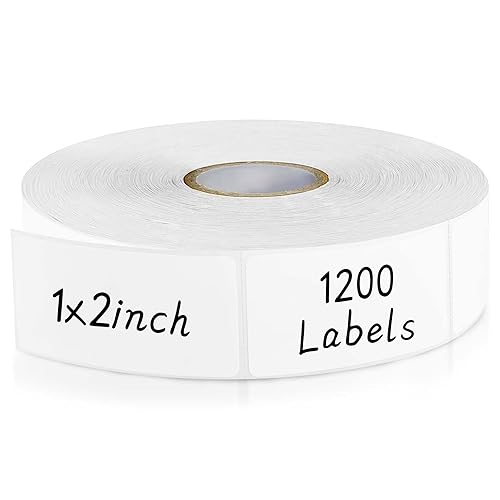 CATIFLIN 1200 Blank Removable Freezer Labels, Waterproof & Oil Resistant