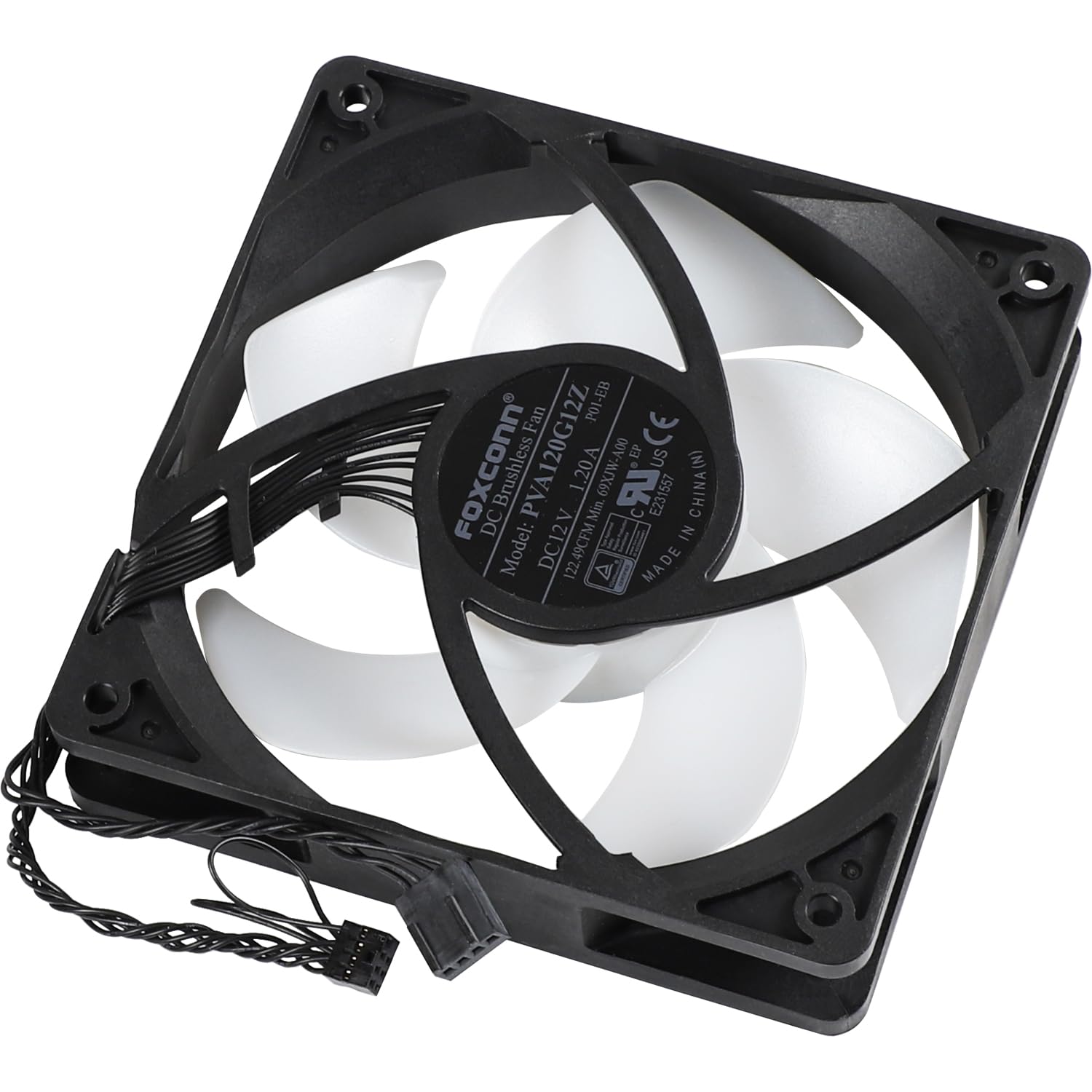 RGB CPU Cooling Fan for Dell Alienware Aurora R13 R14 R15 R16 069XJW | 69XJW-A00 PVA120G12Z-P01-EB Replacement Ryzen Edition R14 R13 Gaming Desktop Liquid Cooling Fan DC12V 1.2A 120×120×25mm
