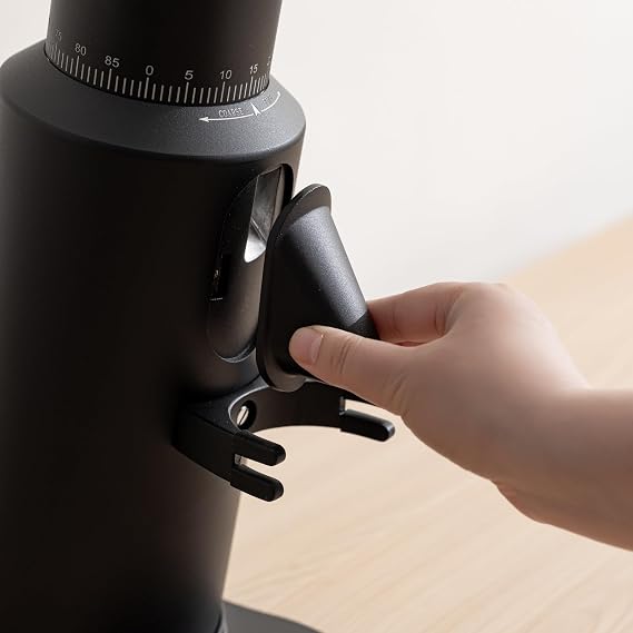beanglass T64 Single Dosing Coffee Grinder Household 64mm Flat Burrs Coffee Grinder (Black)
