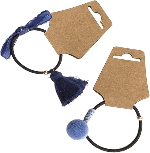 Miniatura 5 de Suponey 150 tarjetas para aretes, collares, pulseras, tarjetas, soporte para aretes, tarjetas, tarjetas de exhibición, tarjetas de papel kraft para