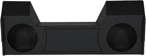 Qpower QBDODGE122019 Dual 12 Woofer Box para Dodge Crew Cab 2019 Revestimiento de revestimiento de caja de camión
