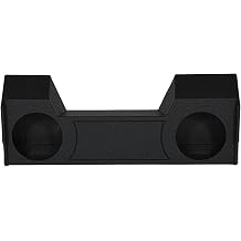 QPower Dual 12in Underseat Downfire Subwoofer Enclosure, QBomb Sub Box Compatible with Dodge Ram Crew Cab & Quad Cab 2019-2026