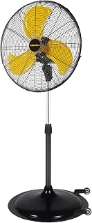 VENTISOL 20 Inch High Velocity 4350CFM Oscillating Stand Fan, 3-Speed Heavy-duty Pedestal Fan for Commercial, Residential,Industrial,Shop,Warehouse,Worksites,Gym,Garage