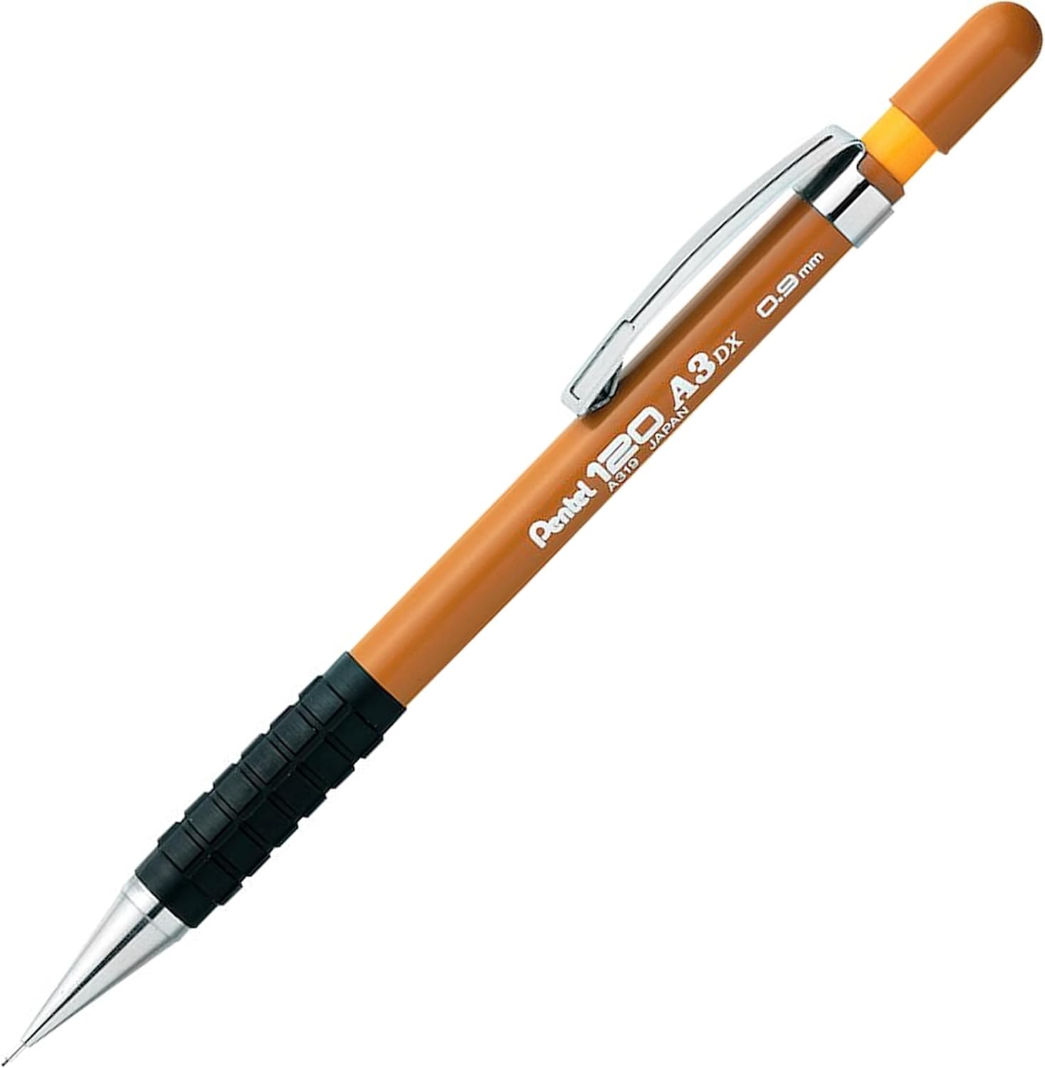 Pentel 120 DX Mechanical Pencil - Automatic, Drafting Pencil Refillable - 1 of Each Size - Pack of 4-0.3mm/0.5mm/0.7mm/0.9mm