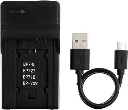 Norifon BP-718 USB Charger for Canon iVIS HF M51, M52, R31, R32, R42 | Compaitible with Canon LEGRIA HF R506, R56, R57, M60, R306, R36, R37, R38, R406, R46, R47, R48 VIXIA HF M50, M52 Camera