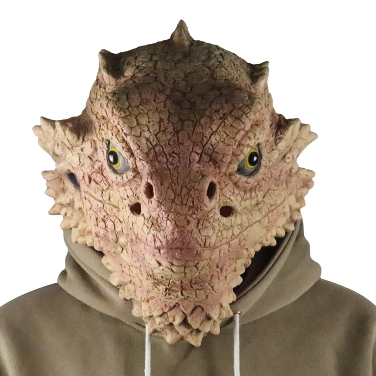 Toddmomy 1 pezzo Maschera Lizard per Animali Costumi Halloween e Feste Accessorio e Realistico per Adulti per Natale e Festive