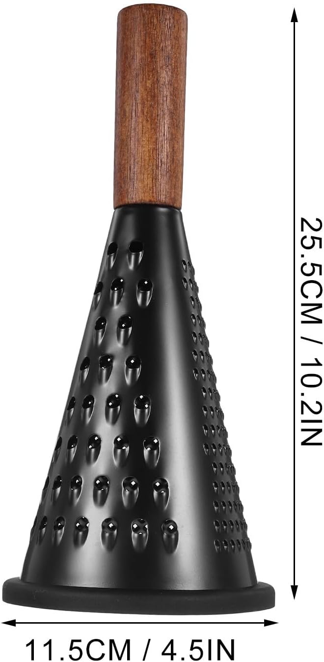 Stainless Steel Cone Grater 8 Inch One Piece Kitchen Cheese