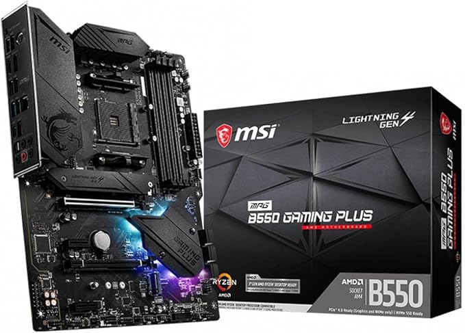 MSI MPG B550 GAMING PLUS AM4 DDR4 ATX