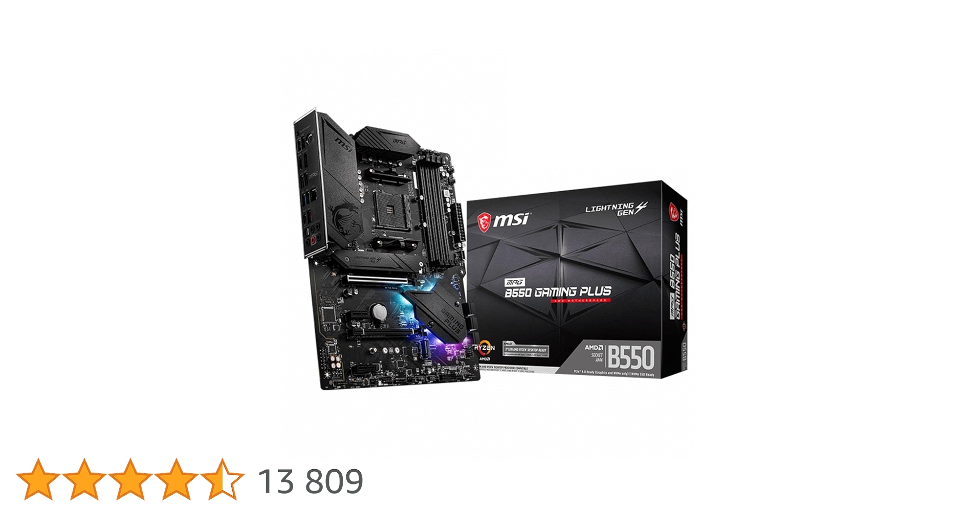 Msi Mpg B550 Gaming Plus Płyta Główna, Czarny, ATX : Amazon