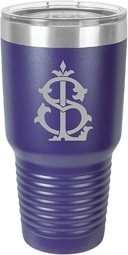 Miniatura 7 de Monogram Design - Vaso de acero inoxidable con aislamiento al vacío de camello polar con tapa deslizante, grabado láser personalizado