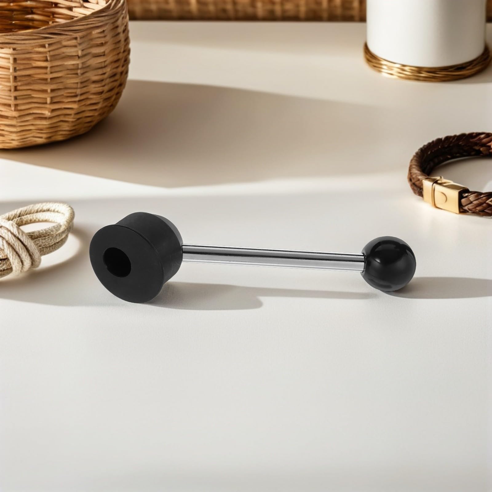 Gadpiparty Kit de Herramientas para Hacer Anillos y Aretes con Mango de Acero Cromado, Alta Precisión y Fácil Instalación para Proyectos de Joyería Artesanal