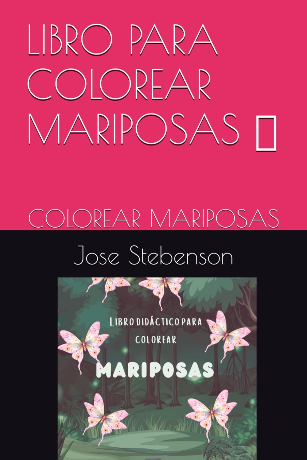 LIBRO PARA COLOREAR MARIPOSAS: COLOREAR MARIPOSAS