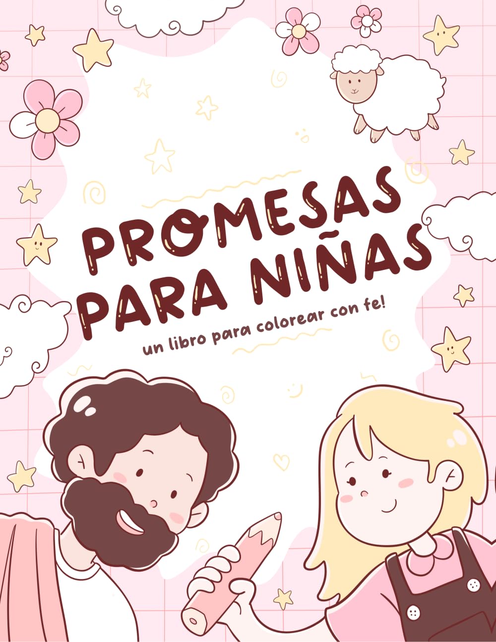 Promesas para niñas: Un libro para colorear con fe!