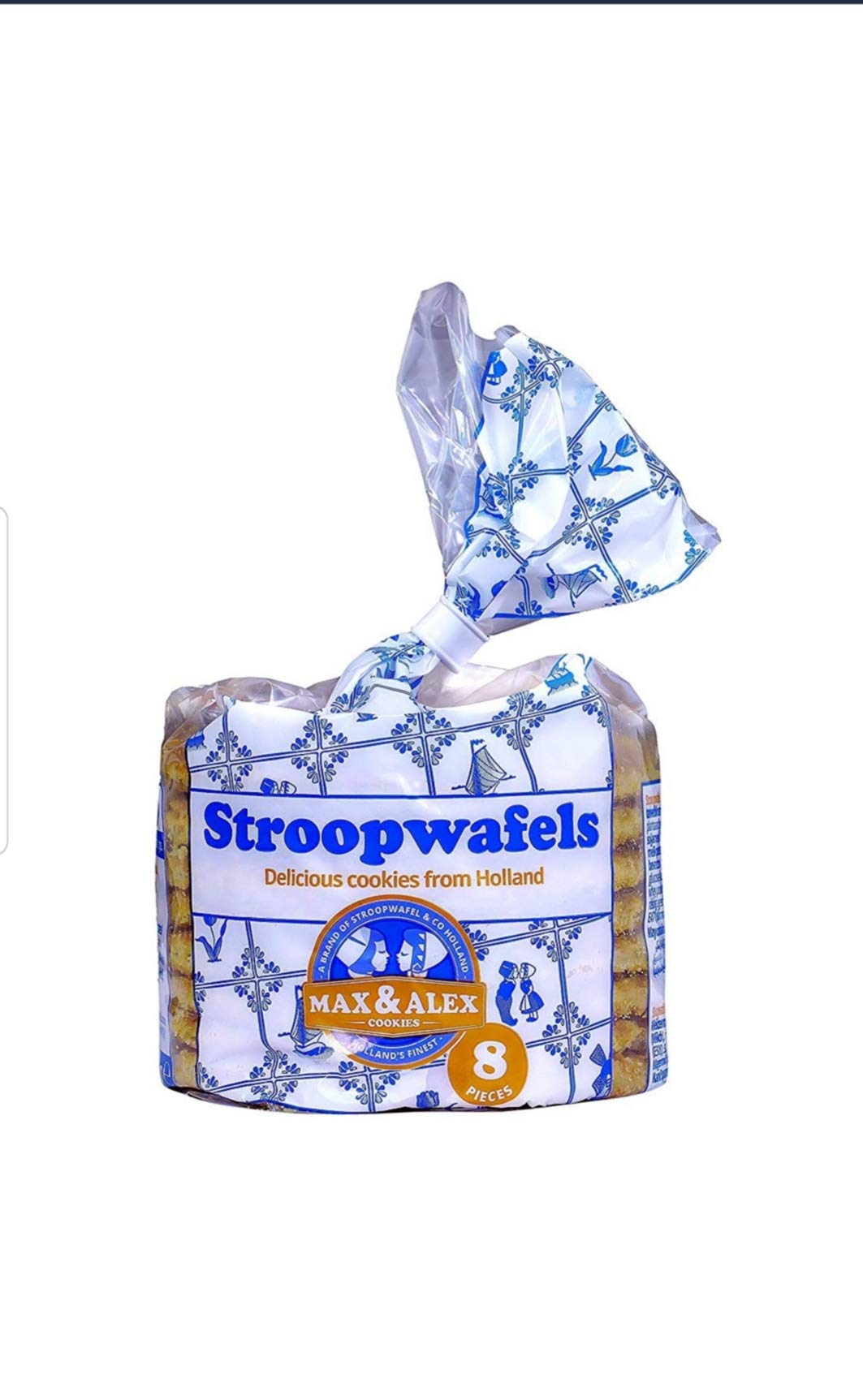 Stroopwafel & Co: Max & Ale Dutch Stroopwafels European Syrup Waffles, 8 Pieces in Bag 250 g (B07VGP9V1G) Amazon Price History, Amazon Price Tracker