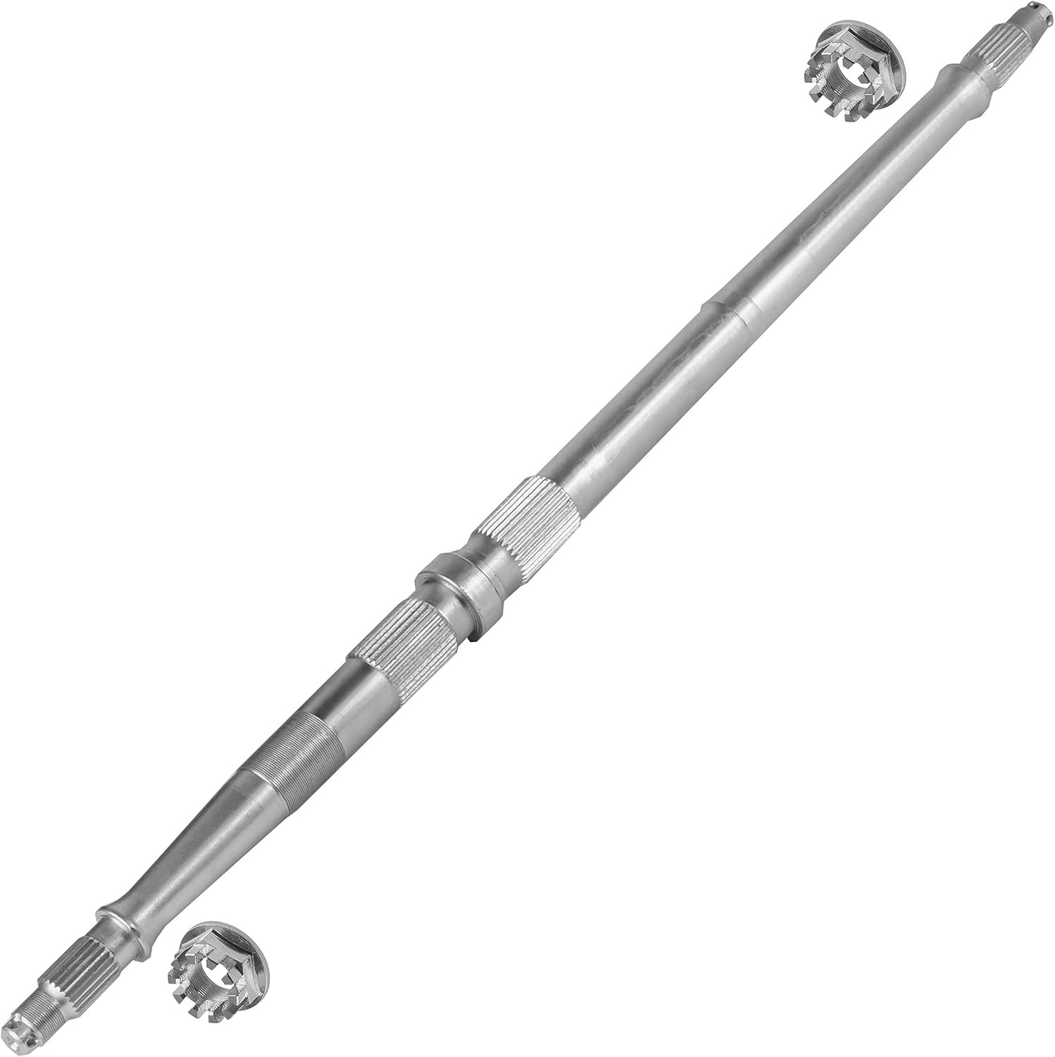Caltric 42311-HM8-000 90304-HM7-A10 90304-HM7-000 Rear Axle & Nuts Compatible with Honda ATV