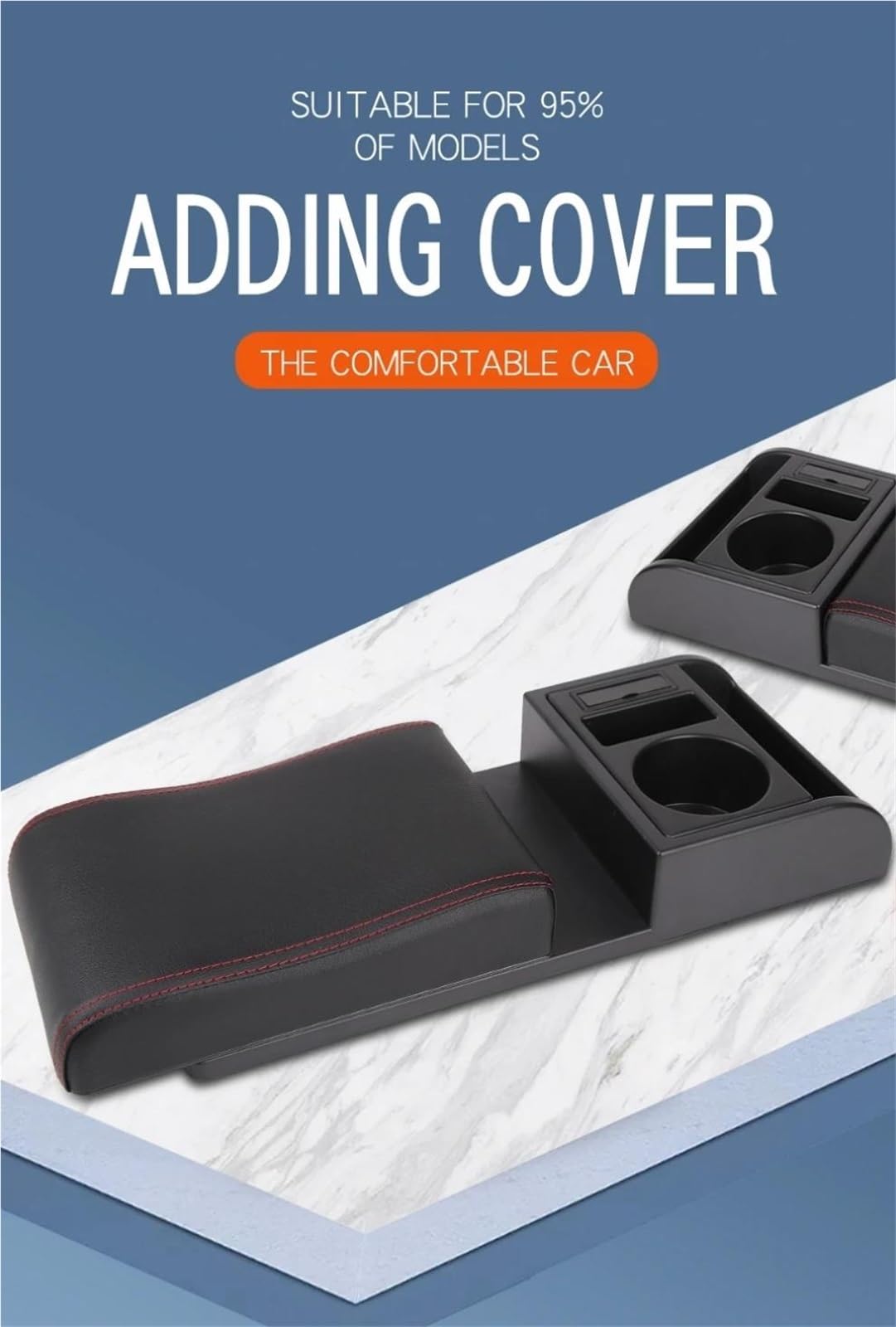 Copribracciolo Auto Universale Supporto Bracciolo Per Auto | Resistente Rivestimento Del Bracciolo Centrale, Rivestimento Morbido E Resistente All'usura CPXCTZFZUB