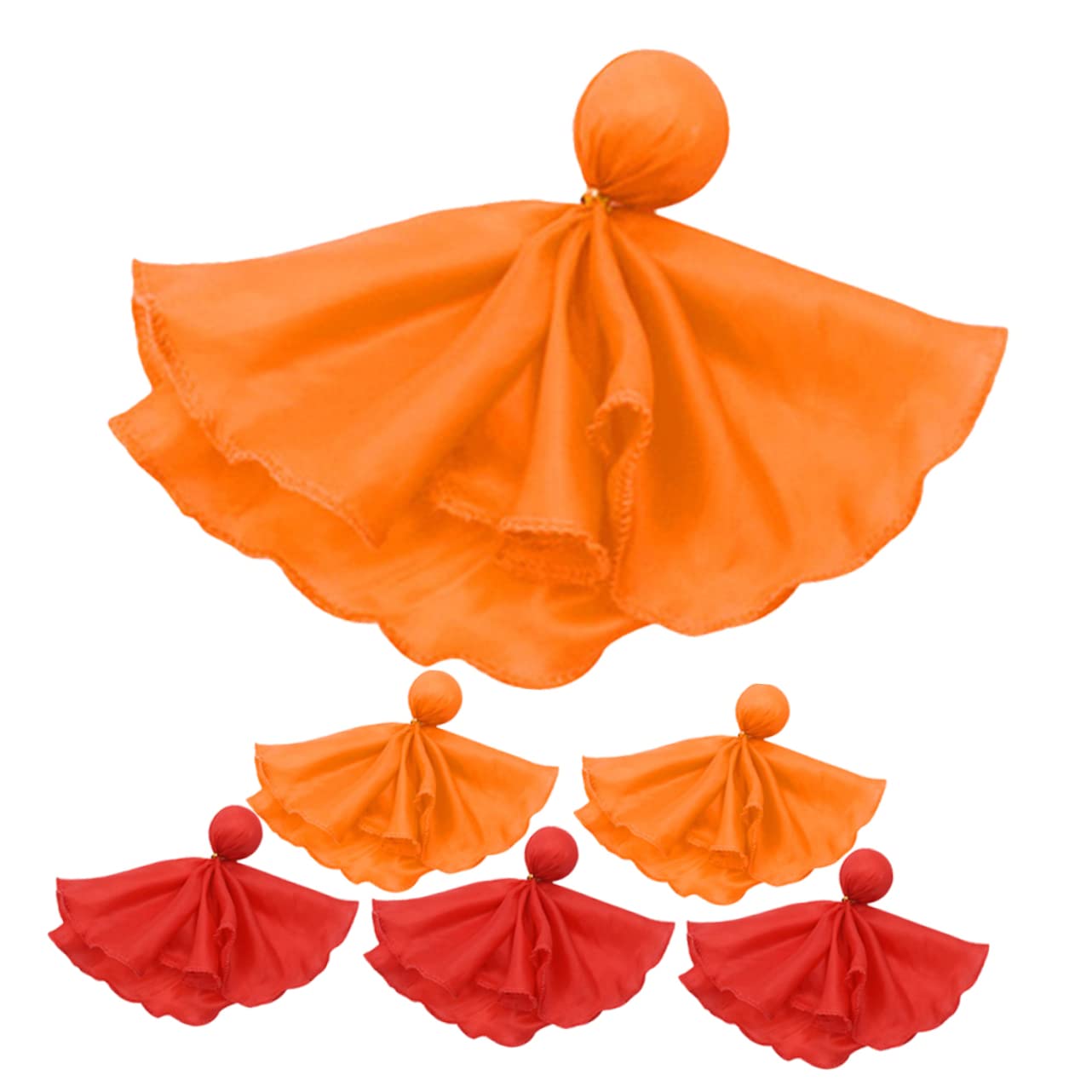 HANABASS 6pcs American Football Penalty Flag Sports Game Referee Prop Tossing Accessory