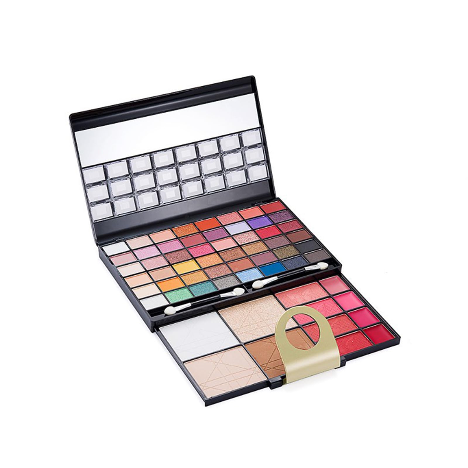 RoseFlower Sombras de Ojos Profesionales de 60 Colores, Estuche de Maquillaje Estuche de Belleza Paleta de Maquillaje de Sombra de Ojos Multicolor Paleta de Maquillaje de Ojos Multifuncional