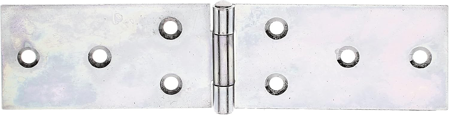 Hinge with Riveted Stainless-Steel Pin 40 x 162 mm / 20 Stk. Oberflaeche: galvanisch gelb verzinkt